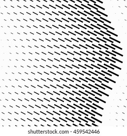 Abstract wavy pattern made of lines. Dotted seamless vector texture