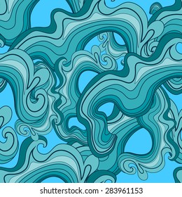 Abstract wavy pattern from sea reef
