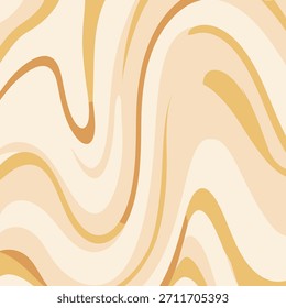 Abstract wavy pattern in shades of cream and gold.eps