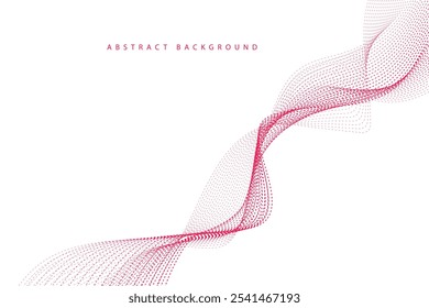 Abstract wavy pattern texture background. Design element.	