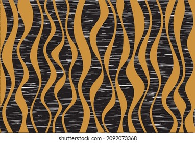 Abstract Wavy Pattern. Vector Illustration.