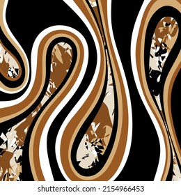 Abstract  wavy  pattern. Vector Illustration.