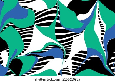 Abstract wavy pattern. Vector Illustration.