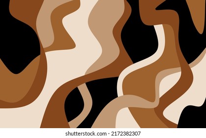 Abstract wavy pattern. Vector Illustration.