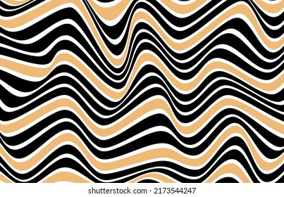 Abstract wavy pattern. Vector Illustration.