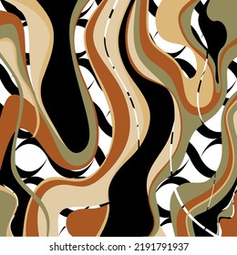 Resumen de patrón ondulado. Ilustración vectorial.