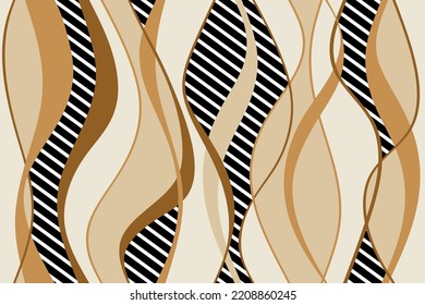 Abstract wavy pattern. Vector Illustration.