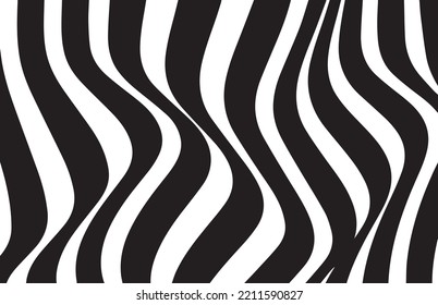 Abstract wavy pattern. Vector Illustration.