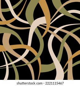 Abstract wavy pattern. Vector Illustration.