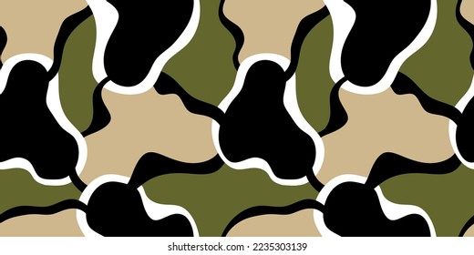 Abstract wavy pattern. Vector Illustration.