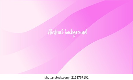 Abstract wavy pink background can be used as wallpaper, for web design as banner, for flyer, card, brochure print. Vector illustration.