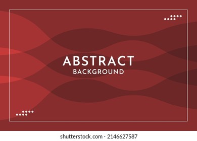 Abstract Wavy With Red Background