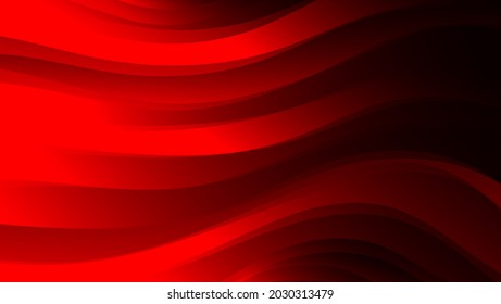 vector background wavy red