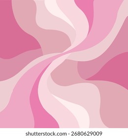 Padrão de plano de fundo ondulado retrô abstrato	