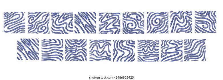 abstract wavy rough lines background