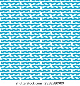 abstract wavy seamless cool cold skye lite color half zig zag pattern