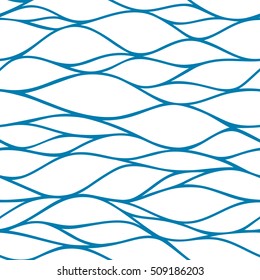 Abstract wavy seamless pattern