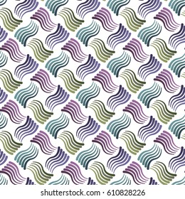 Abstract wavy seamless pattern