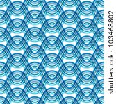 Abstract wavy seamless pattern, vector illustration