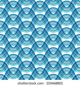 Abstract wavy seamless pattern, vector illustration