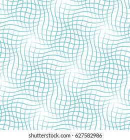 Abstract wavy seamless pattern, vector background. Fashion wave texture. Geometric template. Graphic style for wallpaper, wrapping, fabric, background design, apparel, print production.