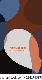 Abstract wavy set background. Abstract background Color editable Free Vector Image