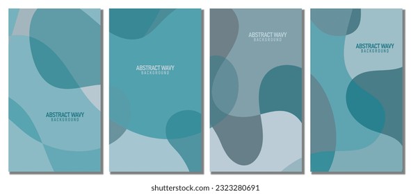 Resumen de fondo ondulado. Diseño con colores pastel. Diseño de ilustración vectorial.