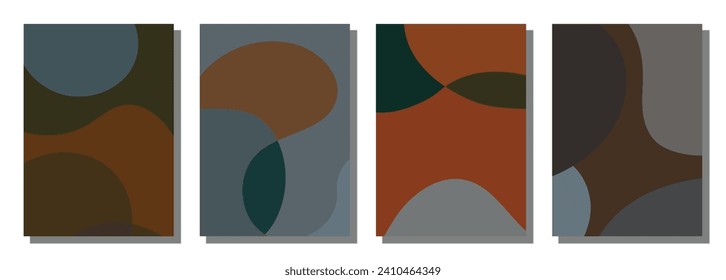 Resumen de fondo ondulado. Diseño de color oscuro. Ilustración vectorial.