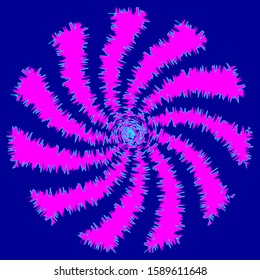 An abstract wavy spiral background image.