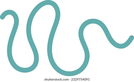 Abstrait Élément Décoratif De La Crête De Vague