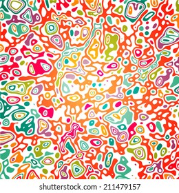 Abstract wavy striped background. Texture of wood or water surface. It is possible to use as a Camouflage. Varicolored Zebra print. Vector illustration.