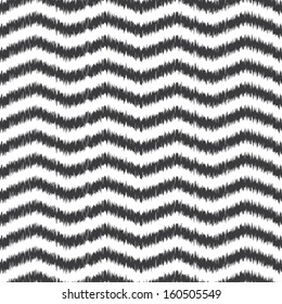 Abstract wavy striped seamless pattern. Vector.