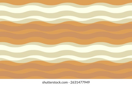Abstract wavy stripes background in calming earth tones.  Perfect for website banners, social media posts, or textile design.