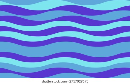 Abstrato fundo de listras onduladas em tons de azul e roxo calmante.  Perfeito para sites, mídias sociais, apresentações ou como um padrão perfeito para design têxtil.