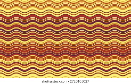 Abstractas fondo de rayas onduladas en cálidos tonos otoñales.  Perfecto para Anuncios de Sitio web, diseños textiles o cualquier proyecto que necesite una textura vibrante y fluida.
