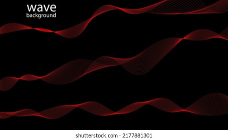 Abstrakte, gewölbte Streifen auf einem isolierten Hintergrund.Gut für Werbematerialien, Broschüren, Banner.  Vektorgrafik EPS10.