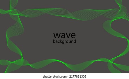 Resumen de rayas onduladas sobre un fondo aislado.Buena para materiales de promoción, folletos, banners.  Ilustración del vector EPS 10.