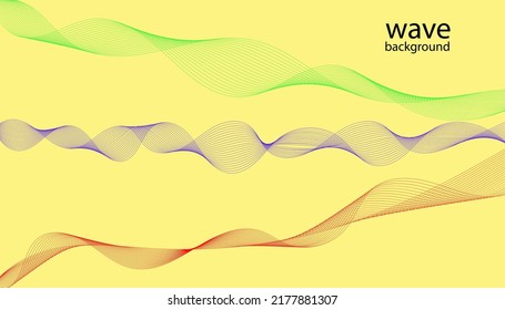 Abstract wavy stripes on a background isolated.Good for promotion materials, brochures, banners.  Vector illustration EPS 10.