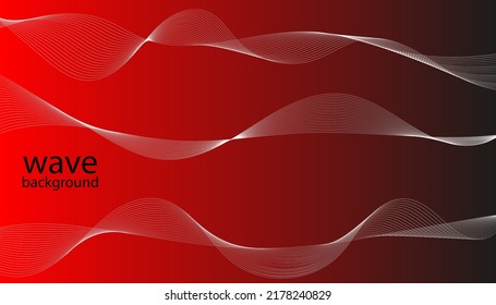 Abstract wavy stripes on a background isolated.Good for promotion materials, brochures, banners.  Vector illustration EPS 10.