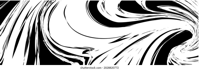 Abstract wavy stripes on a white background. Wave line art, Curved smooth design. Vector illustration. 
