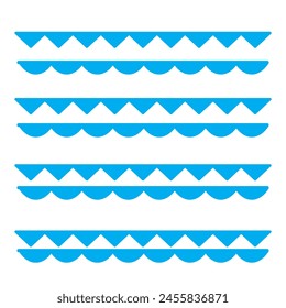 Abstractas rayas onduladas sobre un fondo blanco aislado. Arte de la línea de onda, diseño liso curvo eps 10