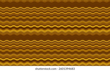 Abstract wavy stripes in rich gold and brown tones.  Perfect for backgrounds, textures, or website design, evoking feelings of warmth, luxury, and sophistication.