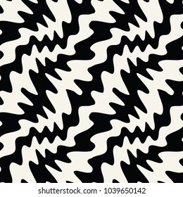 abstract wavy stripes seamless pattern
