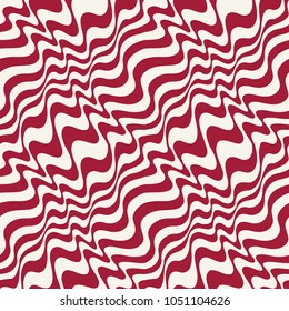 abstract wavy stripes seamless pattern