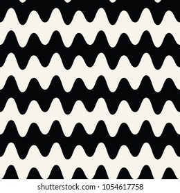 Abstract Wavy Stripes Seamless Pattern