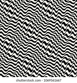 abstract wavy stripes seamless pattern