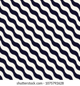 abstract wavy stripes seamless pattern