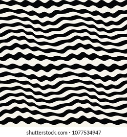 abstract wavy stripes seamless pattern