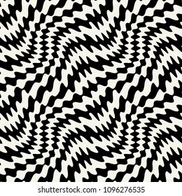 abstract wavy stripes seamless pattern