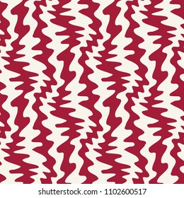 Abstract Wavy Stripes Seamless Pattern